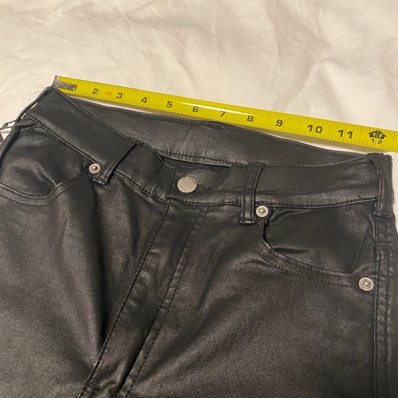 BNWT Dr. Denim faux leather pants size medium (27-29) - Picture 6 of 7